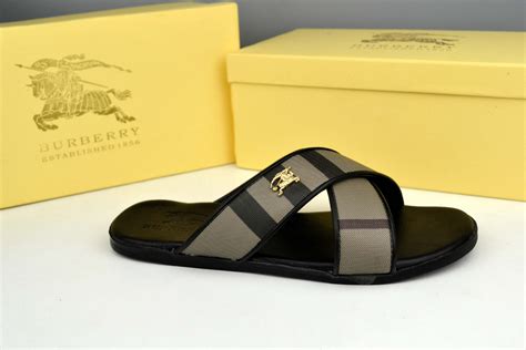 burberry heren slippers|burberry slippers for men.